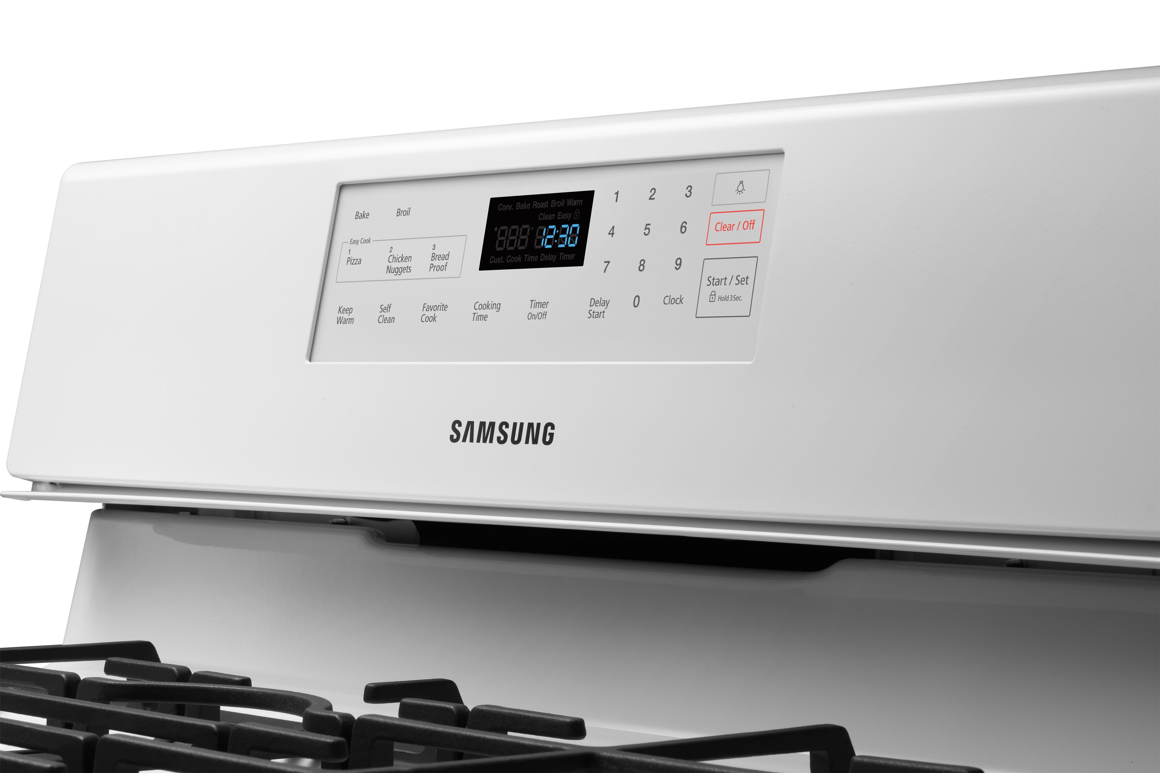 Samsung Appliances 30" Freestanding Gas Range with Fiver Burner Cooktop